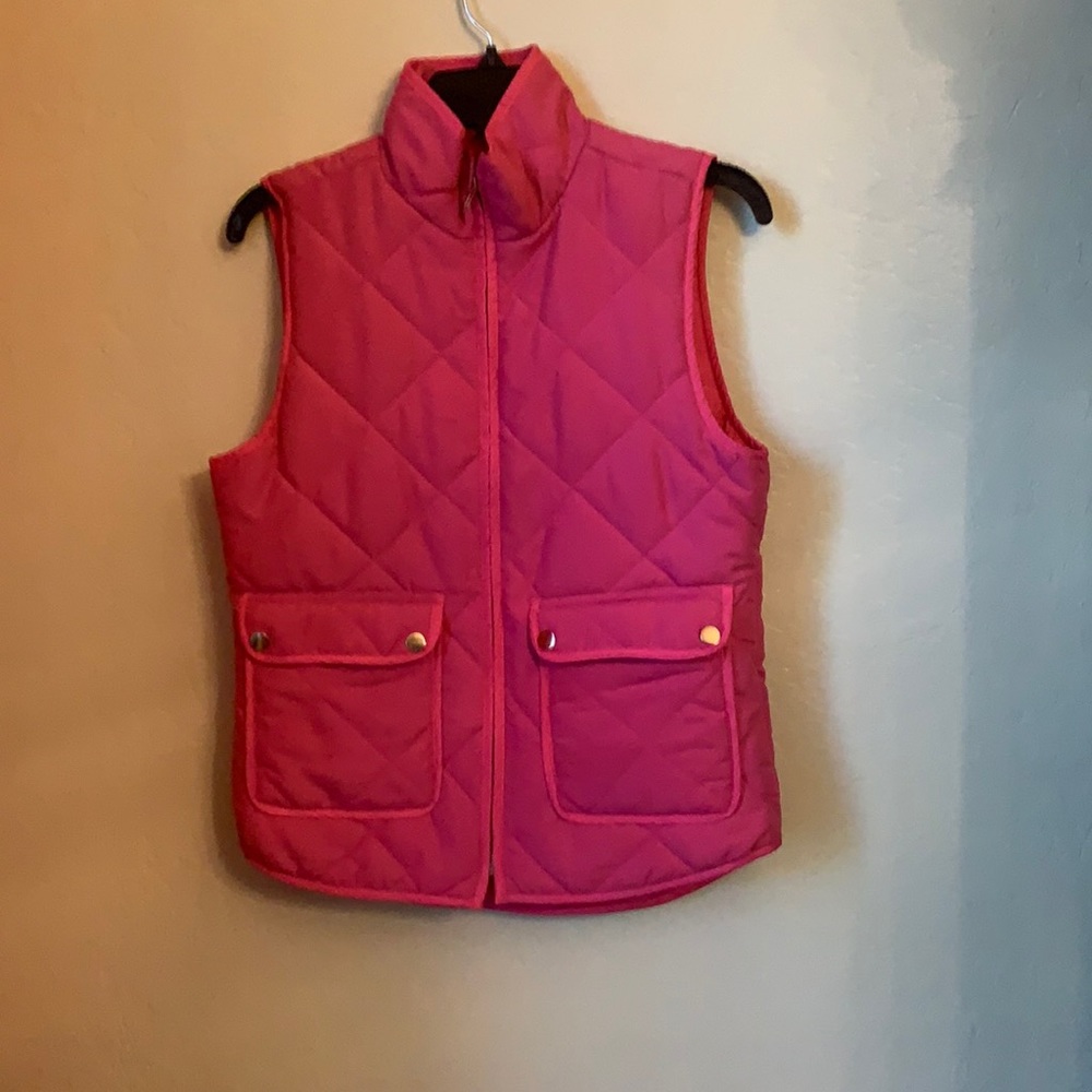 Women pink warm jacket